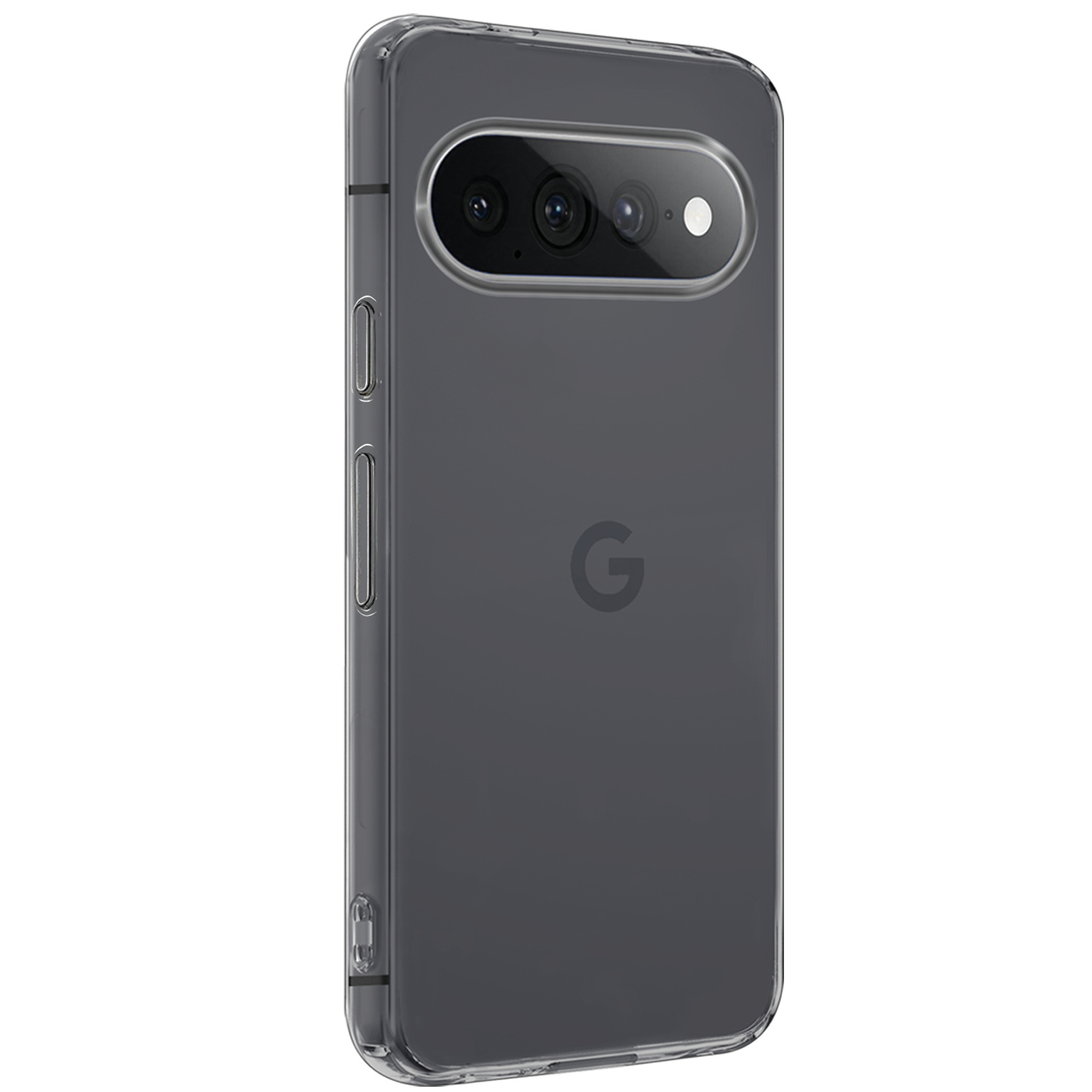 BASEY. BASEY. Google Pixel 11 Pro XL Hoesje Siliconen Met Screenprotector - Transparant
