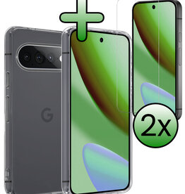 BASEY. BASEY. Google Pixel 11 Pro XL Hoesje Siliconen Met 2x Screenprotector - Transparant