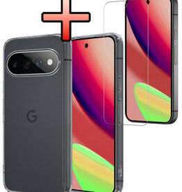 NoXx NoXx Google Pixel 11 Pro XL Hoesje Siliconen Met Screenprotector - Transparant