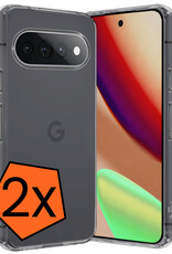 Nomfy Nomfy Google Pixel 11 Pro XL Hoesje Siliconen - Transparant - 2 PACK