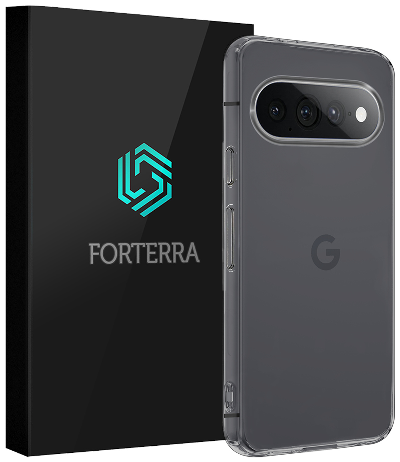 Forterra Forterra Google Pixel 11 Pro XL Hoesje Siliconen - Transparant