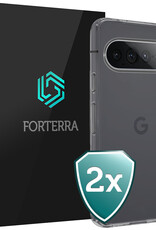 Forterra Forterra Google Pixel 11 Pro XL Hoesje Siliconen - Transparant - 2 PACK