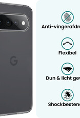 Forterra Forterra Google Pixel 11 Pro XL Hoesje Siliconen Met Screenprotector - Transparant
