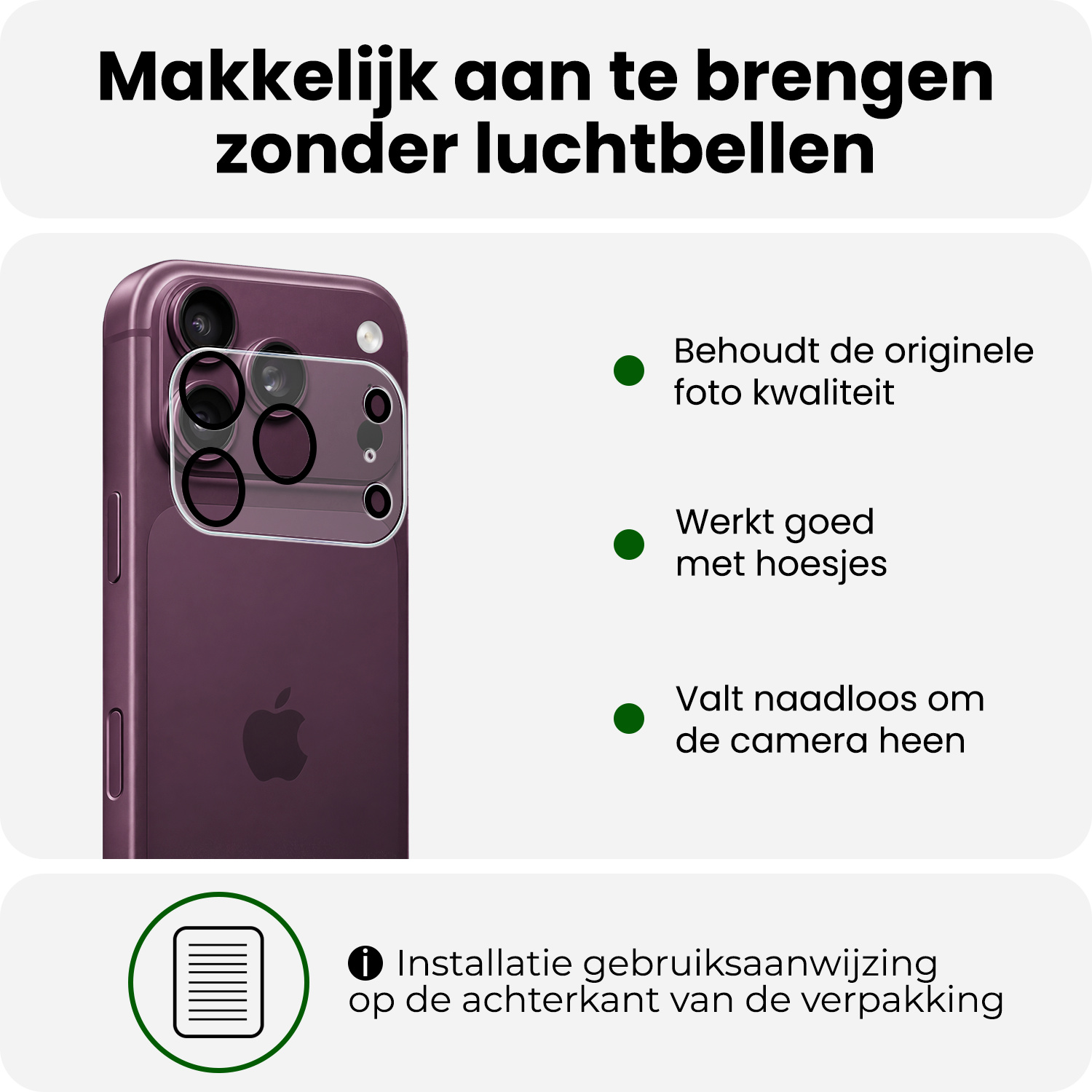 BASEY. BASEY. iPhone 18 Pro Max Camera Screenprotector