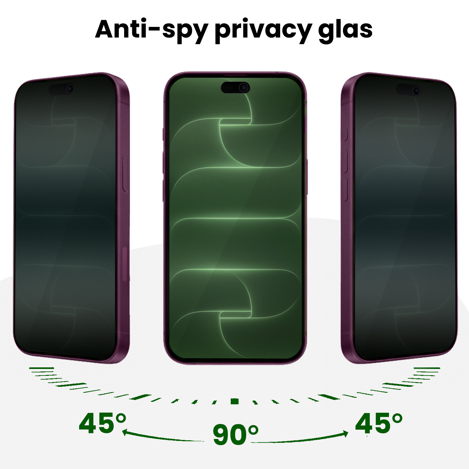 BASEY. BASEY. iPhone 18 Pro Hybrid Privacy Screenprotector