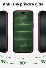 BASEY. BASEY. iPhone 18 Pro Hybrid Privacy Screenprotector - 2 PACK