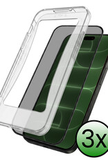 BASEY. BASEY. iPhone 18 Pro Hybrid Privacy Screenprotector - 3 PACK