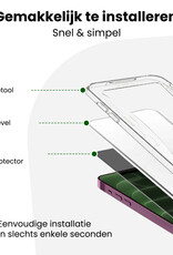 BASEY. BASEY. iPhone 18 Pro Hybrid Privacy Screenprotector - 3 PACK