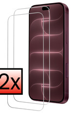 NoXx NoXx iPhone 18 Pro Max Screenprotector Glas Met Dichte Notch - 2 PACK