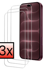 NoXx NoXx iPhone 18 Pro Max Screenprotector Glas Met Dichte Notch - 3 PACK