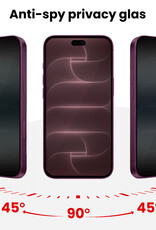 NoXx NoXx iPhone 18 Pro Max Hybrid Privacy Screenprotector - 3 PACK
