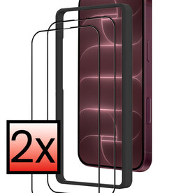NoXx NoXx iPhone 18 Pro Screenprotector Met Installieframe - 2 PACK