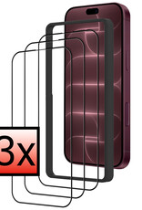 NoXx NoXx iPhone 18 Pro Max Screenprotector Met Installieframe - 3 PACK