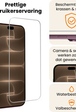 Nomfy Nomfy iPhone 18 Pro Screenprotector Glas Met Dichte Notch