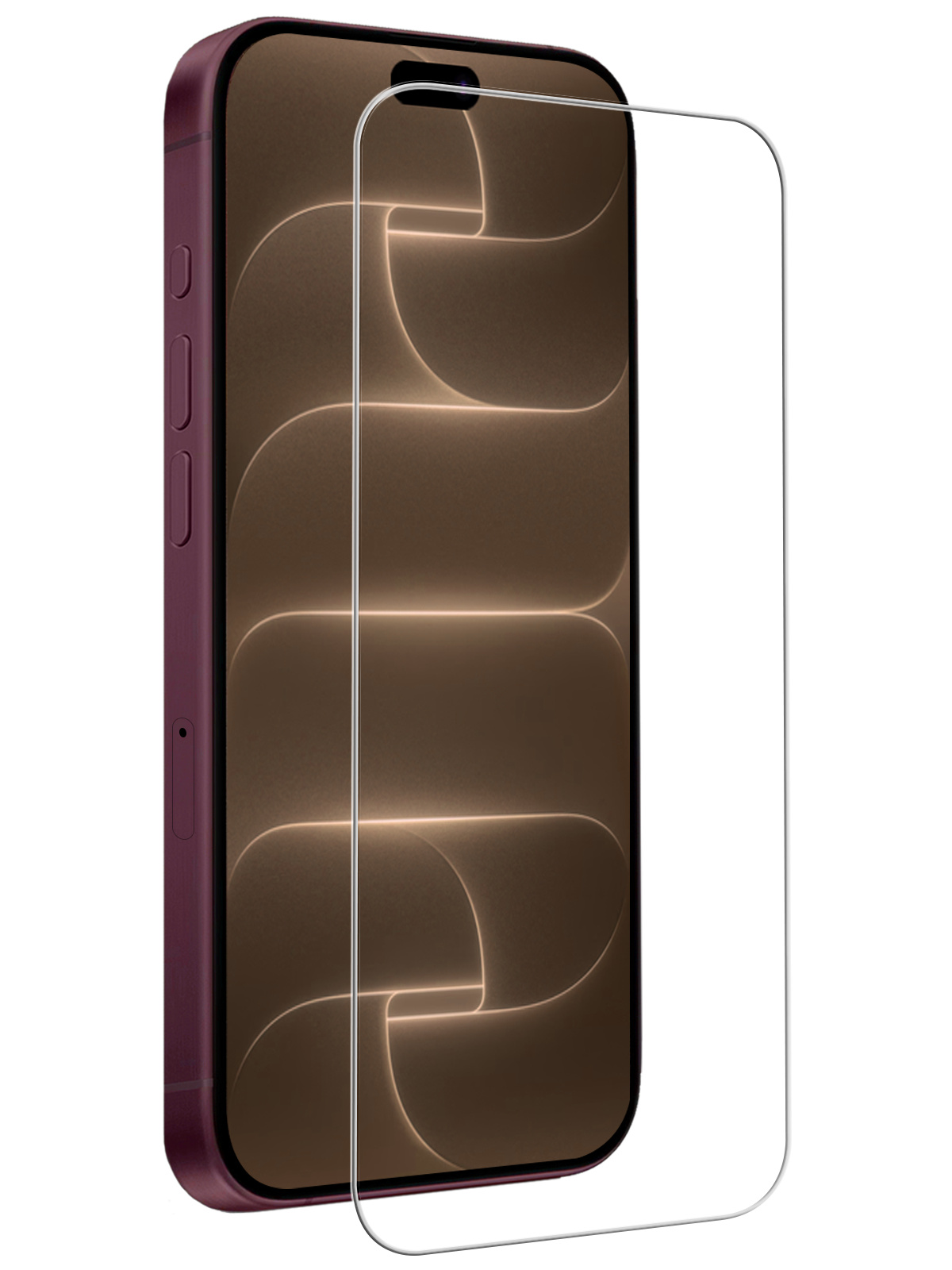 Nomfy Nomfy iPhone 18 Pro Max Screenprotector Glas Met Dichte Notch