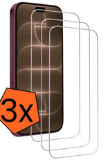 Nomfy Nomfy iPhone 18 Pro Max Screenprotector Glas Met Dichte Notch - 3 PACK