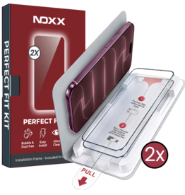 NoXx NoXx iPhone 18 Pro Screenprotector Perfect Fit Kit - 2 PACK