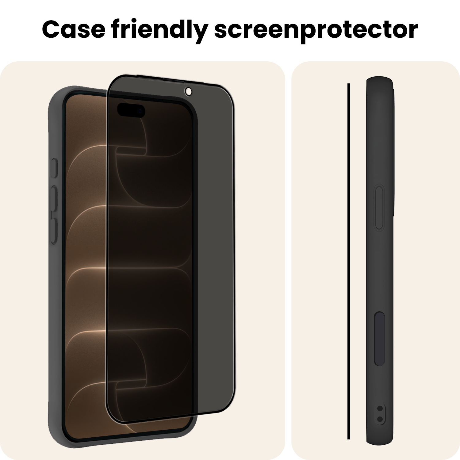 Nomfy Nomfy iPhone 18 Pro Screenprotector Glas Privacy