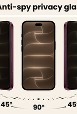 Nomfy Nomfy iPhone 18 Pro Screenprotector Glas Privacy - 2 PACK