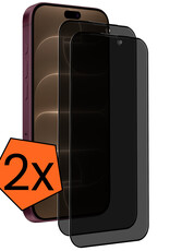 Nomfy Nomfy iPhone 18 Pro Max Screenprotector Glas Privacy - 2 PACK