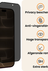 Nomfy Nomfy iPhone 18 Pro Max Screenprotector Glas Privacy - 3 PACK