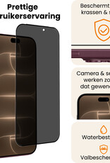 Nomfy Nomfy iPhone 18 Pro Max Screenprotector Glas Privacy - 3 PACK