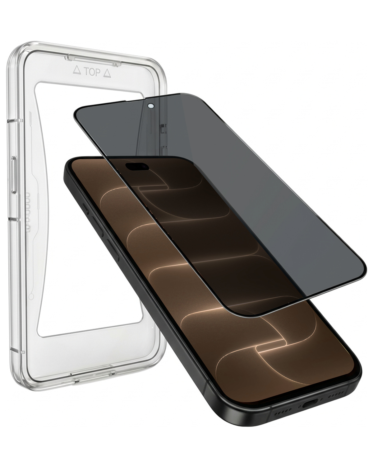 Nomfy Nomfy iPhone 18 Pro Hybrid Privacy Screenprotector