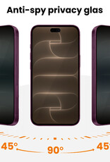 Nomfy Nomfy iPhone 18 Pro Max Hybrid Privacy Screenprotector - 3 PACK