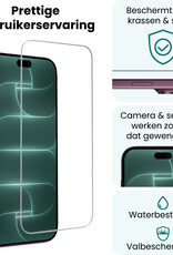Forterra Forterra iPhone 18 Pro Screenprotector Glas Met Dichte Notch