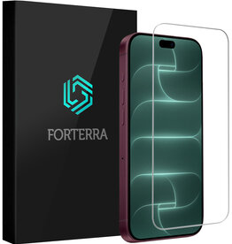 Forterra Forterra iPhone 18 Pro Max Screenprotector Glas Met Dichte Notch