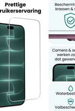 Forterra Forterra iPhone 18 Pro Max Screenprotector Glas Met Dichte Notch - 2 PACK
