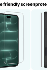 Forterra Forterra iPhone 18 Pro Max Screenprotector Glas Met Dichte Notch - 3 PACK