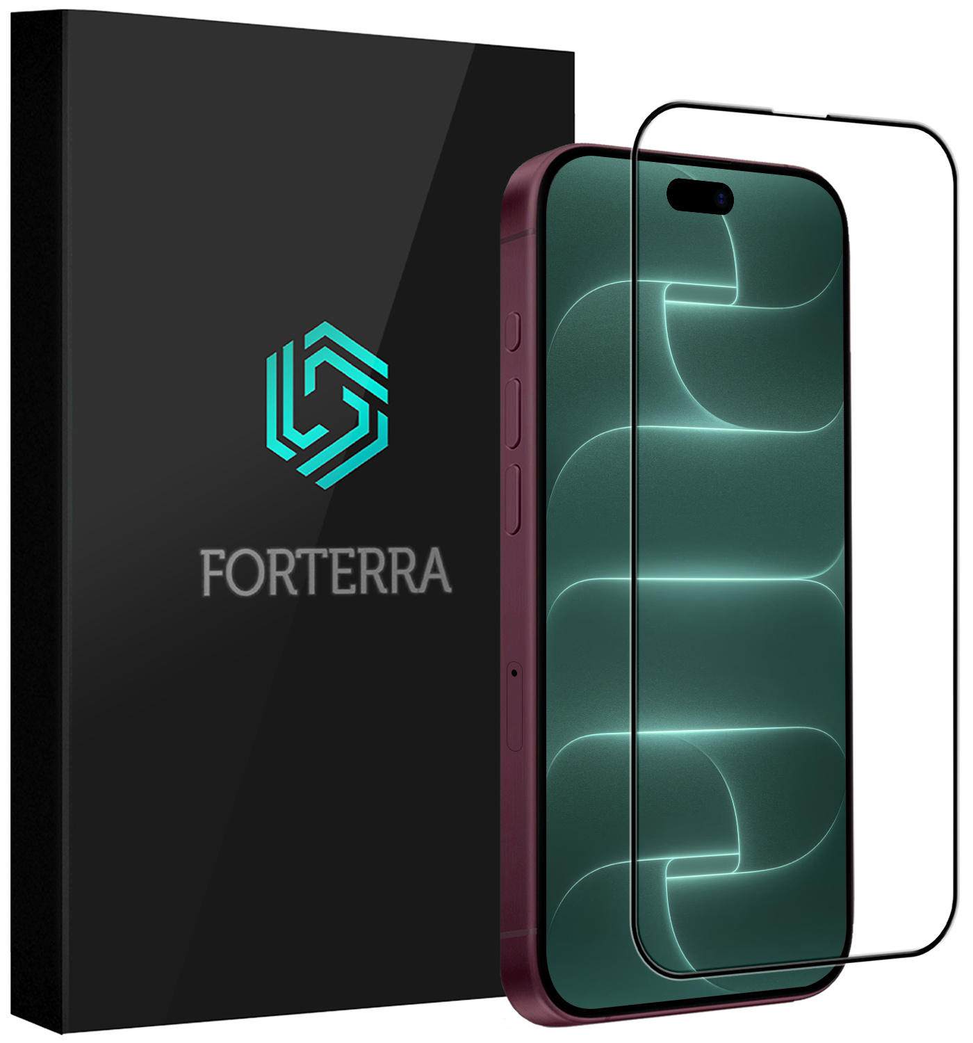Forterra Forterra iPhone 18 Pro Screenprotector Glas Full Cover 2D