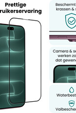 Forterra Forterra iPhone 18 Pro Max Screenprotector Glas Full Cover 2D - 3 PACK