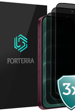 Forterra Forterra iPhone 18 Pro Max Screenprotector Glas Privacy - 3 PACK
