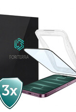 Forterra Forterra iPhone 18 Pro Max Hybrid Screenprotector - 3 PACK