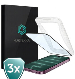 Forterra Forterra iPhone 18 Pro Max Hybrid Screenprotector - 3 PACK