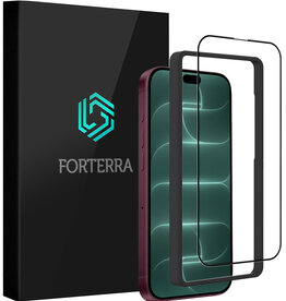 Forterra Forterra iPhone 18 Pro Max Screenprotector Met Installieframe