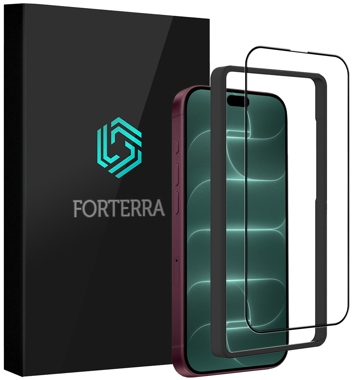 Forterra Forterra iPhone 18 Pro Max Screenprotector Met Installieframe