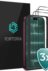 Forterra Forterra iPhone 18 Pro Max Screenprotector Met Installieframe - 3 PACK