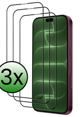 BASEY. BASEY. iPhone 18 Pro Screenprotector Glas Full Cover 2D - 3 PACK