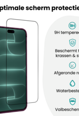 Forterra Forterra iPhone 18 Pro Max Screenprotector Perfect Fit Kit - 2 PACK