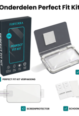 Forterra Forterra iPhone 18 Pro Max Screenprotector Perfect Fit Kit - 2 PACK
