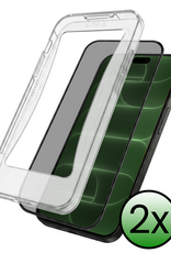 BASEY. BASEY. iPhone 18 Pro Hybrid Privacy Screenprotector - 2 PACK