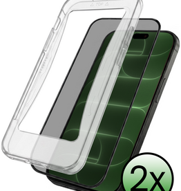 BASEY. BASEY. iPhone 18 Pro Max Hybrid Privacy Screenprotector - 2 PACK