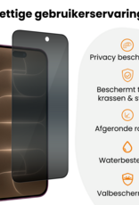 Nomfy Nomfy iPhone 18 Pro Max Hybrid Privacy Screenprotector - 3 PACK