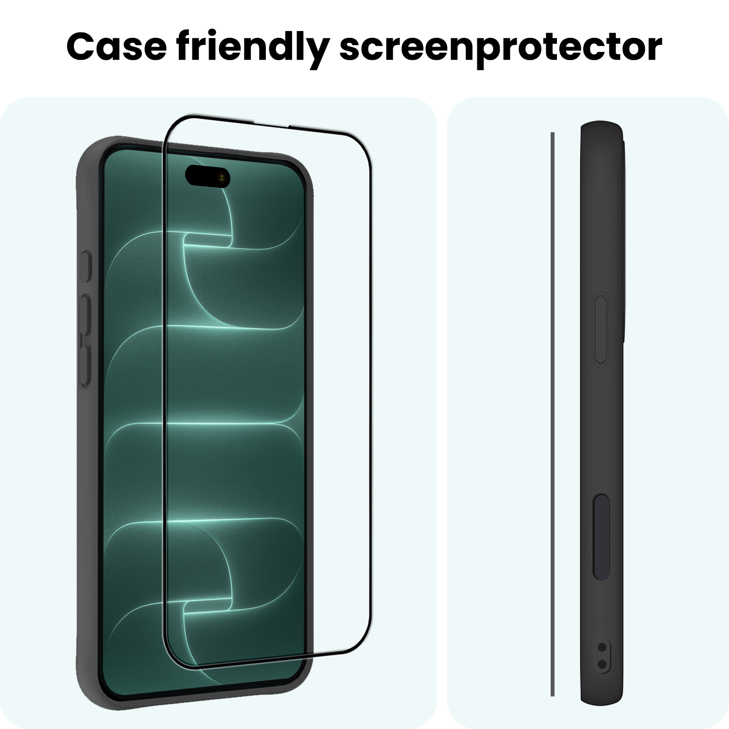 Forterra Forterra iPhone 18 Pro Hybrid Screenprotector - 2 PACK