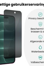 Forterra Forterra iPhone 18 Pro Hybrid Privacy Screenprotector - 2 PACK