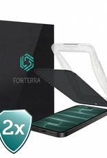 Forterra Forterra iPhone 18 Pro Max Hybrid Privacy Screenprotector - 2 PACK