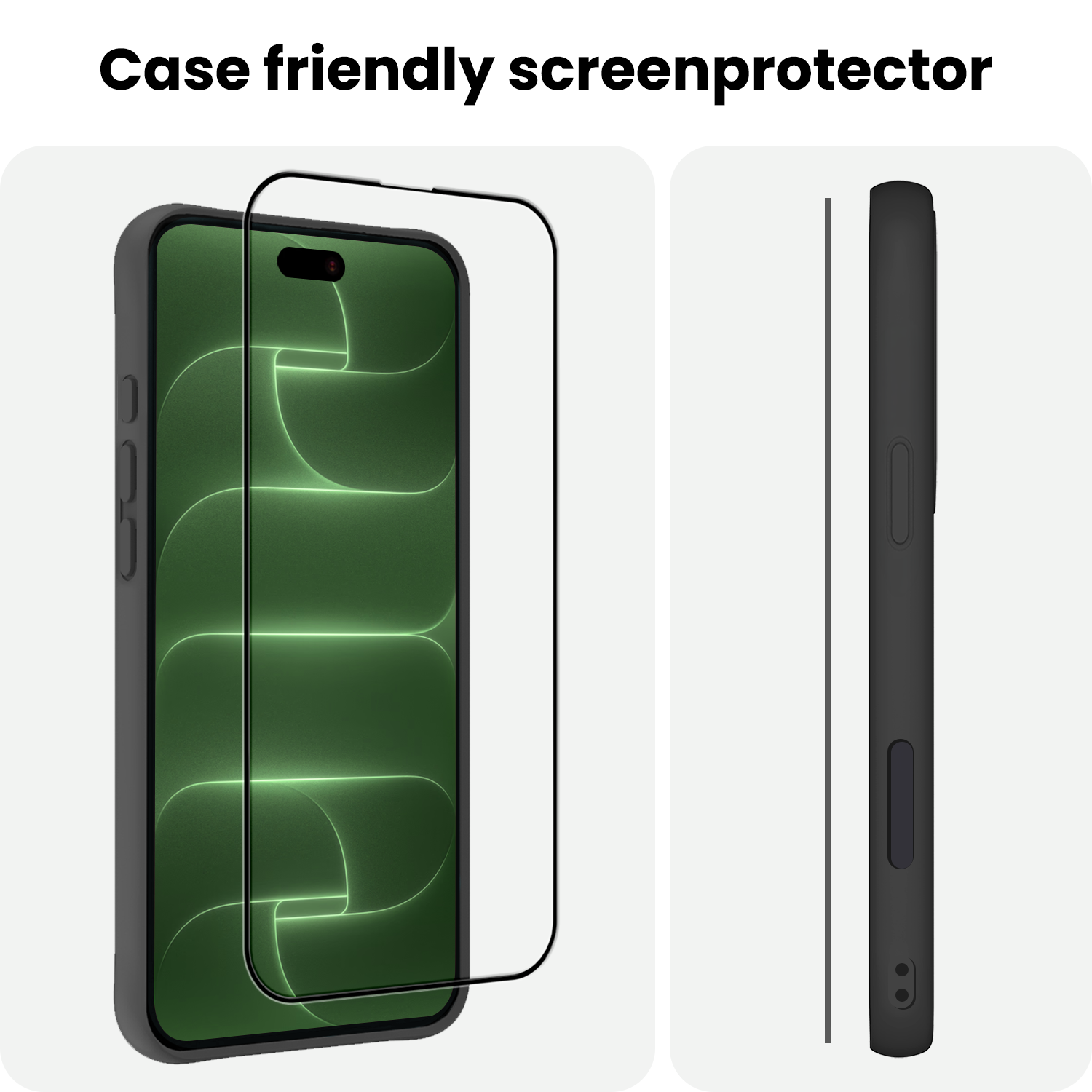 BASEY. BASEY. iPhone 18 Pro Hybrid Screenprotector - 2 PACK